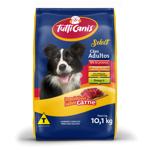 Ração TuttiCanis Select Cães Adultos - Carne 10,1kg