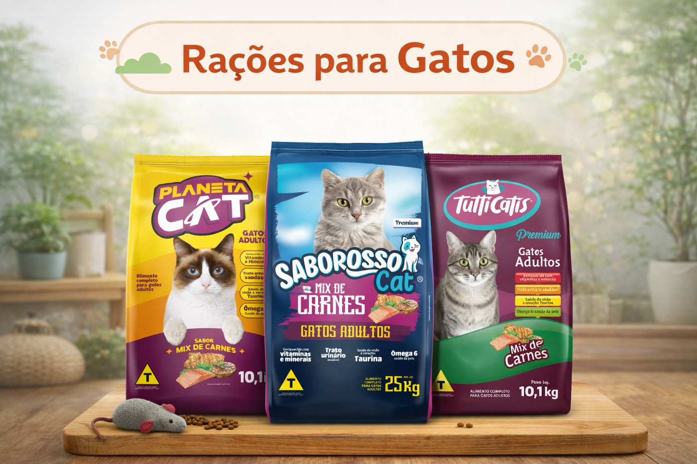 Rações para Gatos