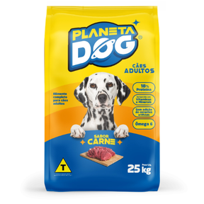 Ração Planeta Dog Cães Adultos Sabor Carne - 15 KG